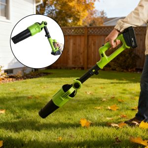 20V Portable Cordless Leaf Blower Long Pole